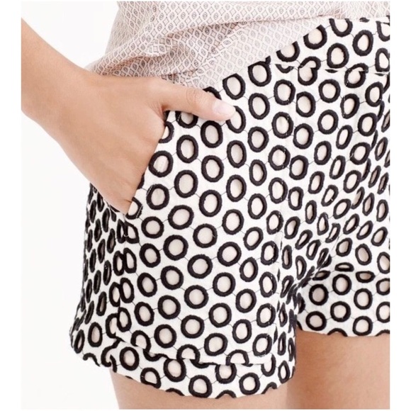 NWT J. CREW Punched Out Eyelet Shorts Size 2 - Picture 5 of 12